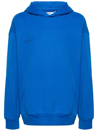 Pangaia 365 Midweight Organic-cotton Hoodie In Cerulean Blue