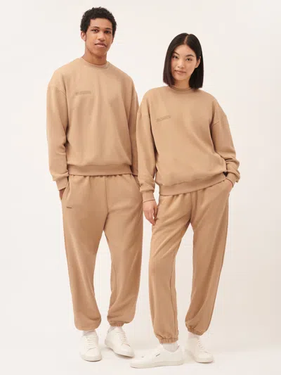 PANGAIA WOMENS 365 MIDWEIGHT SWEATER — DESERT CAMEL