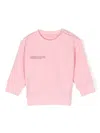 Pangaia 365 Organic-cotton Sweatshirt In 粉色