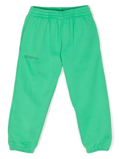 Pangaia Kids' 365 Organic-cotton Track Pants In 绿色