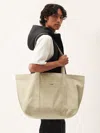 Pangaia 365 Oversized Tote Bag In Neutral