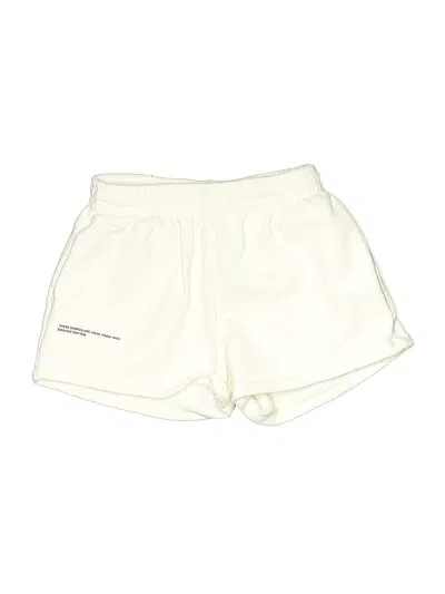Pre-owned Pangaia Kids' Athletic Shorts In White
