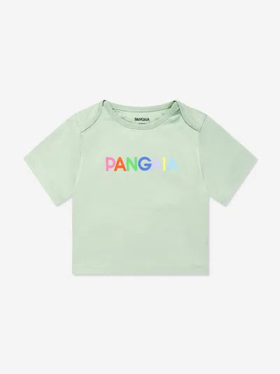 Pangaia Kids'  Baby 365 Lightweight Graphic T-shirt In Green