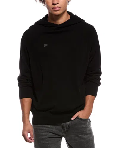 Pangaia Cashmere & Wool-blend Hoodie In Black