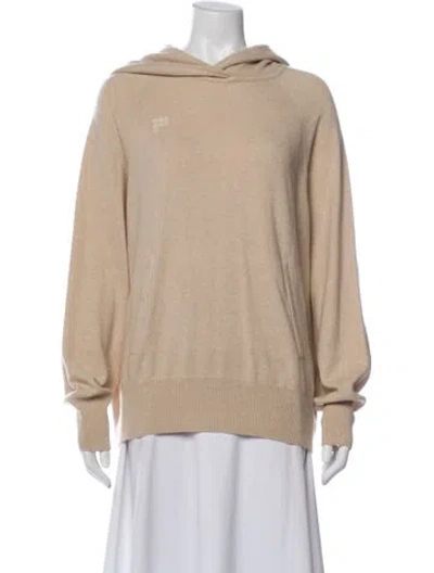 Pre-owned Pangaia Cashmere Crew Neck Sweater In Neutral