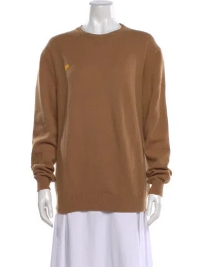 Pre-owned Pangaia Cashmere Crew Neck Sweater W/ Tags In Brown
