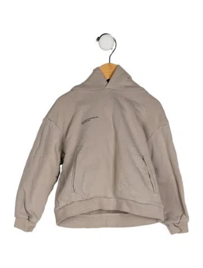 Pre-owned Pangaia Babies' Cotton Hooded Sweatshirt In Neutral