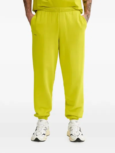 Pangaia Kids' Cotton Track Pants In Yellow