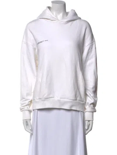Pre-owned Pangaia Cowl Neck Long Sleeve Sweatshirt In Neutral