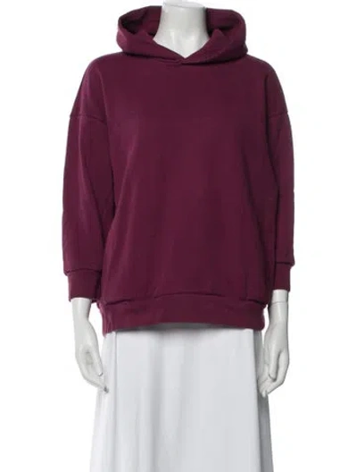 Pre-owned Pangaia Cowl Neck Three-quarter Sleeve Sweatshirt In Pink