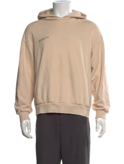 Pre-owned Pangaia Crew Neck Long Sleeve Hoodie In Neutral