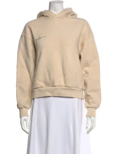 Pre-owned Pangaia Crew Neck Long Sleeve Sweatshirt In Neutrals