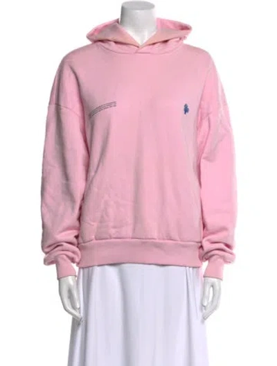 Pre-owned Pangaia Crew Neck Long Sleeve Sweatshirt In Pink