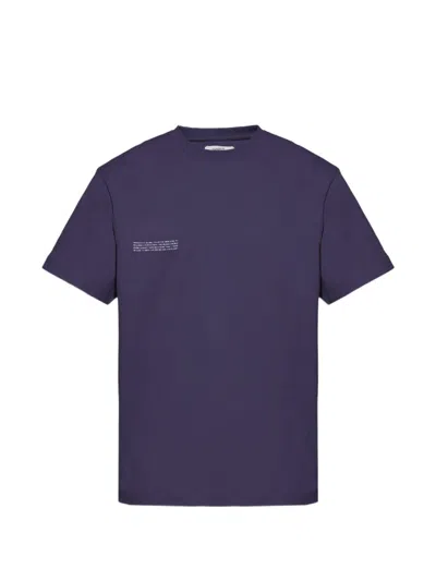 Pangaia Crew Neck Print T-shirt In Purple