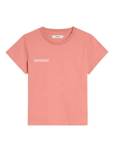 Pangaia Kids' Crew-neck Short-sleeve T-shirt In Pink