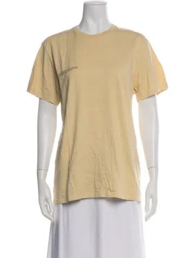 Pre-owned Pangaia Crew Neck Short Sleeve T-shirt In Multi