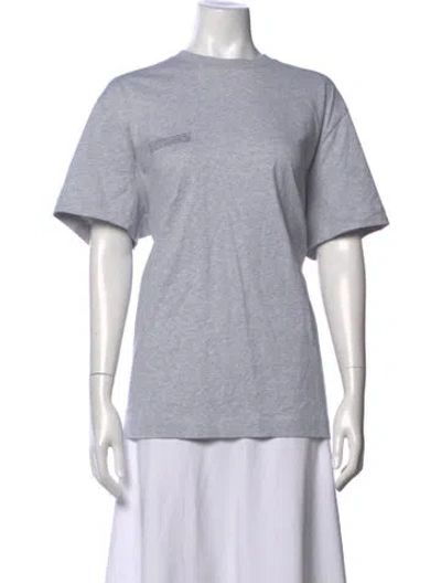 Pre-owned Pangaia Crew Neck Short Sleeve T-shirt W/ Tags In Grey