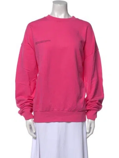Pre-owned Pangaia Crew Neck Sweater In Pink