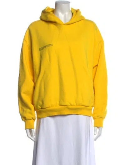 Pre-owned Pangaia Crew Neck Sweater In Yellow