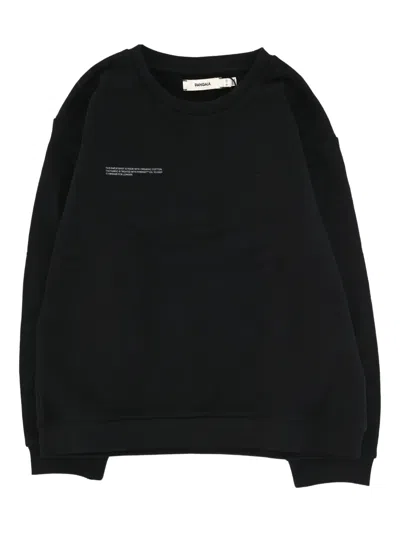 Pangaia Crew-neck Sweatshirt In Black