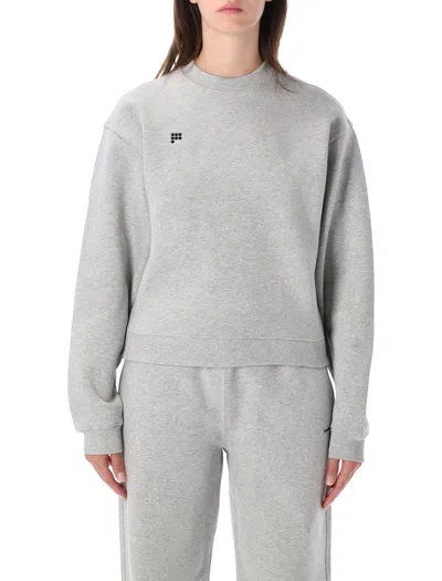 Pangaia Crewneck Sweatshirt In Grey Marl