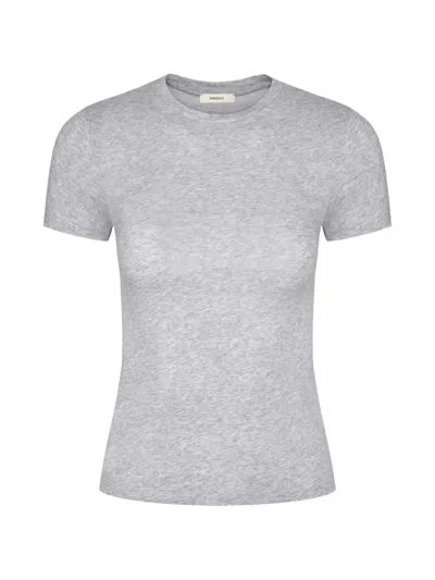 Pangaia Crew-neck T-shirt In Gray