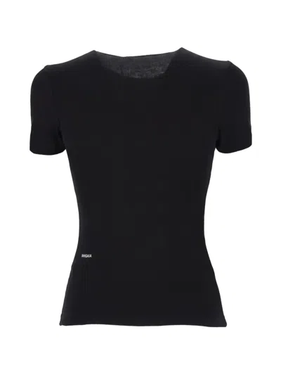 Pangaia Crew-neck T-shirt In Black