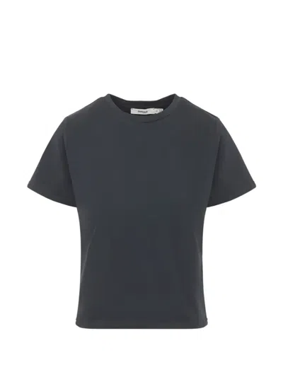 Pangaia Slim-fit Washed Logo T-shirt In Gray