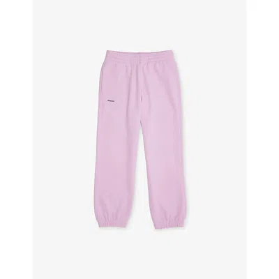 Pangaia Kids' 365 Midweight Cotton-jersey Jogging Bottoms 3 In Pink