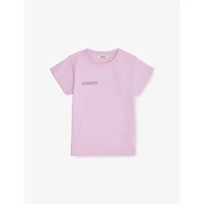 Pangaia Kids' 365 Midweight Cotton-jersey T-shirt 3-12 In Pink