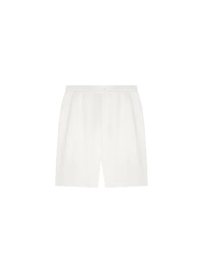 Pangaia Dna Aloe Linen Long Shorts In Off-white