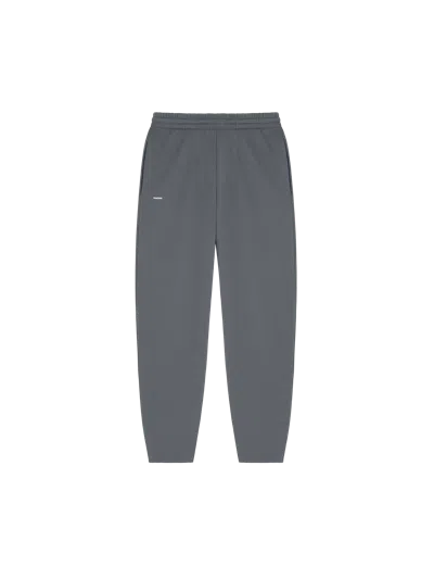PANGAIA WOMENS DNA BARREL-LEG TRACK PANTS — ATMOSPHERE GREY