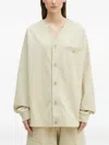 Pangaia Dna Button-up Shirt Jacket In Neutral