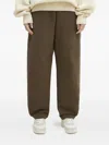 Pangaia Dna Elastic-waistband Sweatpants In Brown