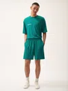 Pangaia Mens Dna Frutfiber Shorts In Scarab Teal