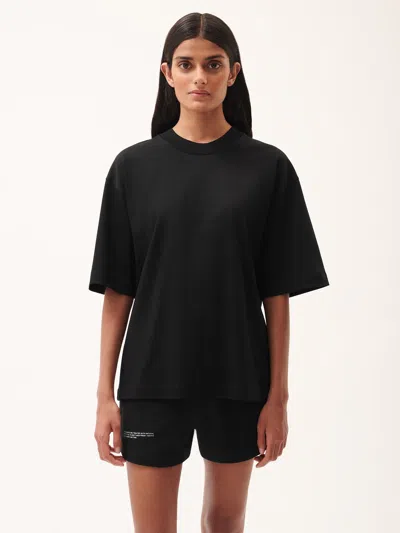Pangaia Womens Dna Oversized T-shirt In Black