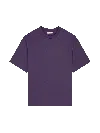Pangaia Womens Blackberry Dna Oversized-fit Cotton-jersey T-shirt In Purple