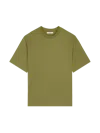 Pangaia Womens Highland Green Dna Oversized-fit Cotton-jersey T-shirt Xl In Green