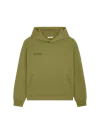 Pangaia Dna Soft Organic Cotton Hoodie In Green