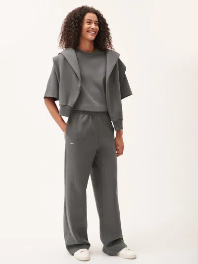 Pangaia Womens Dna Straight Leg Track Pants In Grey