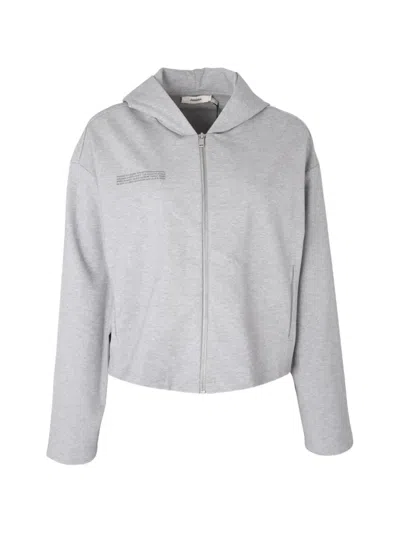 Pangaia Double-jersey Zip-up Hoodie In Animal Print
