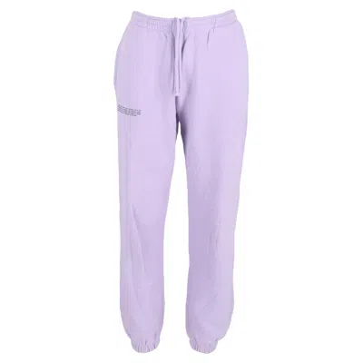 Pangaia Drawstring Sweatpants In Purple Cotton
