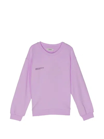 Pangaia Kids' Dropped-shoulder Sweatshirt In Purple