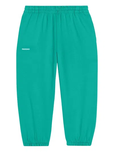Pangaia Kids' Elastic-cuffed Trackpants In Green