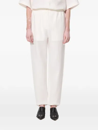 Pangaia Elastic-waist Trousers In Neutral
