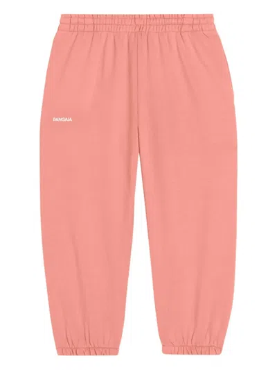 Pangaia Kids' Elastic-waistband Track Pants In Orange