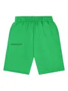 Pangaia Kids 365 Midweight Long Shorts In Green