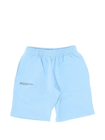 Pangaia Kids' Elasticated-waistband Shorts In Blue