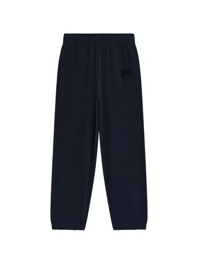 Pangaia Embroidered Track Trousers In Blue