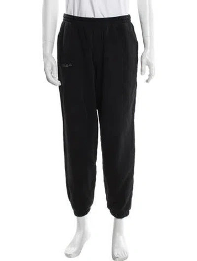 Pre-owned Pangaia Graphic Print Sweatpants In Black